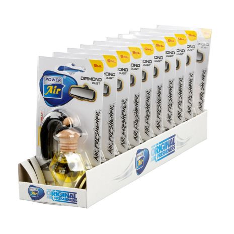 ΑΡΩΜΑΤΙΚΟ ΑΥΤΟΚΙΝΗΤΟΥ DIAMOND DUST ΚΡΕΜΑΣΤΟ ΜΕ ΑΡΩΜΑ VANILLA  ΣΕ ΣΧΗΜΑ ΔΙΑΜΑΝΤΙΟΥ LAMPA - 1 ΤΕΜ. Auto Moto Tyres 