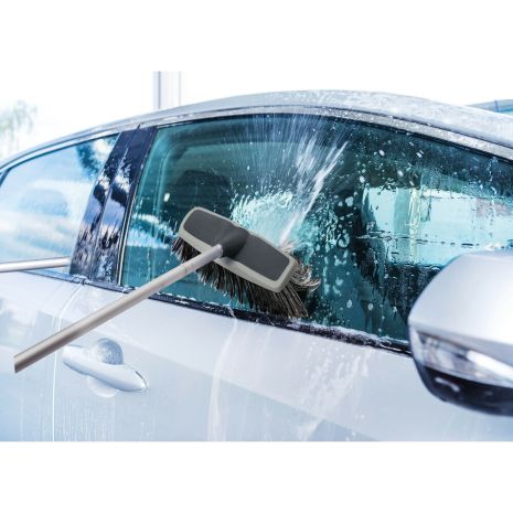 ΒΟΥΡΤΣΑ ΠΛΥΣΙΜΑΤΟΣ ΜΕ ΠΛΑΣΤΙΚΗ ΤΡΙΧΑ (PVC) TRINITY 25x8cm ΓΙΑ ΚΟΝΤΑΡΙΑ(L3802.4/L3802.5/L3802.6) LAMPA - 1 ΤΕΜ. Auto Moto Tyres 