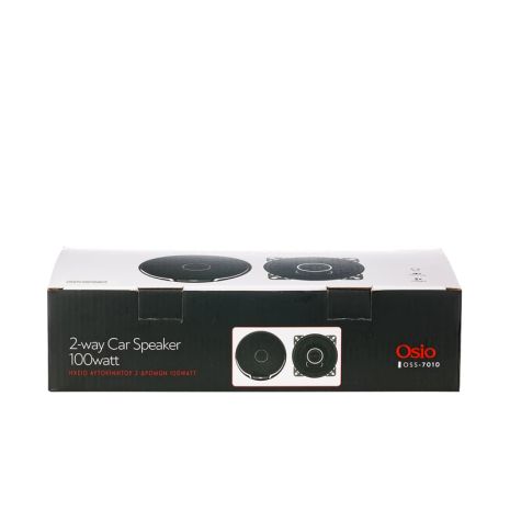 ΗΧΕΙΑ 2 ΔΡΟΜΩΝ 4inc 100mm ΣΤΡΟΓΓΥΛΑ 100W 86dB OSIO - 2 ΤΕΜ. Auto Moto Tyres 