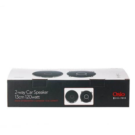 ΗΧΕΙΑ 2 ΔΡΟΜΩΝ 5,25inc 130mm ΣΤΡΟΓΓΥΛΑ 120W 86dB OSIO - 2 ΤΕΜ. Auto Moto Tyres 