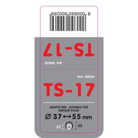 ΑΚΡΟ ΕΞΑΤΜΙΣΗΣ TS-17 S 37-55mm - ΚΟΦΤΟ Auto Moto Tyres 