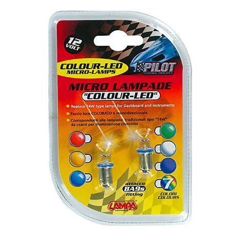 ΛΑΜΠΑΚΙΑ ΜΕ LED 12V T4W BA9s ΔΙΑΘΛΑΣΗΣ Auto Moto Tyres 