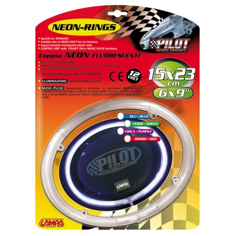 ΛΑΜΠΑ ΝΕΟΝ ΣΤΡΟΓΓΥΛΗ 15x23cm Auto Moto Tyres 