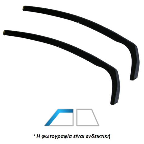 ΑΝΕΜΟΘΡΑΥΣΤΕΣ ΓΙΑ JAGUAR Χ-ΤΥΡΕ 4D 2002-2009 ΖΕΥΓΑΡΙ ΑΠΟ ΕΥΚΑΜΠΤΟ ΦΙΜΕ ΠΛΑΣΤΙΚΟ HEKO - 2 ΤΕΜ. Auto Moto Tyres 