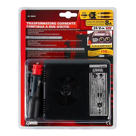 ΜΕΤΑΤΡΟΠΕΑΣ 24V-12V 8A Auto Moto Tyres 