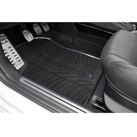 ΜΑΡΚΕ ΠΑΤΑΚΙΑ ΣΕ ΣΚΑΦΗ ΛΑΣΤΙΧΟ ΓΙΑ ALFA ROMEO GIULIETTA 04/2010-2021 SUMISURA ΣΕ ΜΑΥΡΟ ΧΡΩΜΑ ME ΚΟΥΜΠΩΜΑΤΑ LAMPA - 4 ΤΕΜ. Auto Moto Tyres 