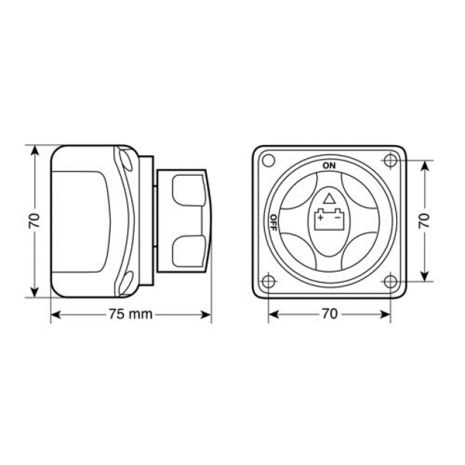 ΔΙΑΚΟΠΤΗΣ ΓΕΝΙΚΟΥ ΡΕΥΜΑΤΟΣ ΜΠΑΤΑΡΙΑΣ 12-24V 200A Auto Moto Tyres 