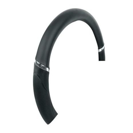 ΚΑΛΥΜΜΑ ΤΙΜΟΝΙΟΥ KATANA ΧΡΩΜΑ ΜΑΥΡΟ ΜΕ ΧΡΩΜΙΩΜΕΝΟ ΣΧΕΔΙΟ ΚΑΙ ΑΝΑΓΛΥΦΗ ΥΦΗ ΜΕ ΕΡΓΟΝΟΜΙΚΗ ΛΑΒΗ ΑΟΣΜΟ ΟΙΚΟΛΟΓΙΚΟ/ ΜΗ ΤΟΞΙΚΟ/ ΑΝΑΚΥΚΛΩΣΙΜΟ ΥΛΙΚΟ 35/37 cm Auto Moto Tyres 