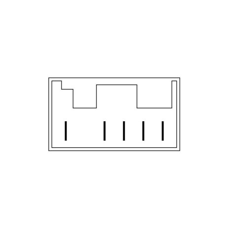 Διακόπτης Παραθύρου FIAT PALIO 98-01 / SIENA 98-01 Μονός 5PIN Auto Moto Tyres 