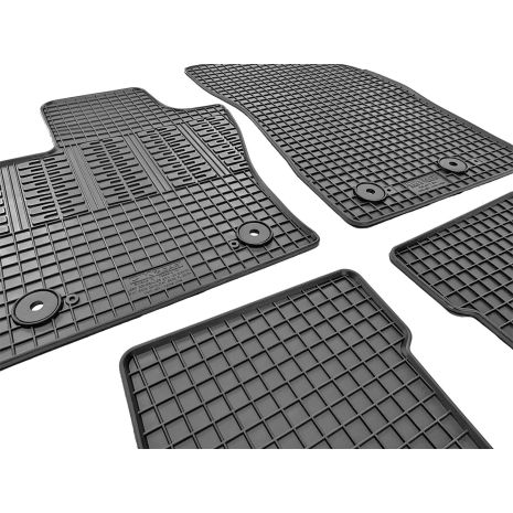 ΜΑΡΚΕ ΠΑΤΑΚΙΑ ΣΕ ΣΚΑΦΗ ΛΑΣΤΙΧΟ ΓΙΑ FIAT 500X 2014+ ΣΕ ΜΑΥΡΟ ΧΡΩΜΑ ΜΕ ΚΟΥΜΠΩΜΑΤΑ CIK - 4 ΤΕΜ. Auto Moto Tyres 