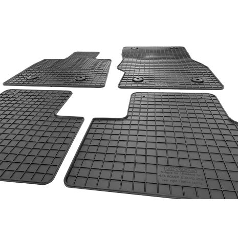 ΜΑΡΚΕ ΠΑΤΑΚΙΑ ΣΕ ΣΚΑΦΗ ΛΑΣΤΙΧΟ ΓΙΑ ALFA ROMEO STELVIO 2017+ ΣΕ ΜΑΥΡΟ ΧΡΩΜΑ ΜΕ ΚΟΥΜΠΩΜΑΤΑ CIK - 4 ΤΕΜ. Auto Moto Tyres 