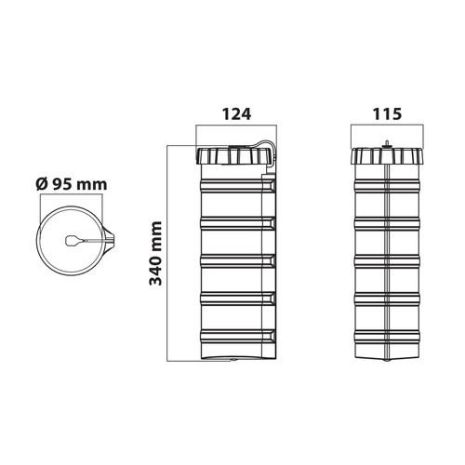 ΣΤΡΟΓΓΥΛΟ ΚΟΥΤΙ ΦΥΛΑΞΗΣ ΕΓΓΡΑΦΩΝ (340 X 95 mm) Auto Moto Tyres 
