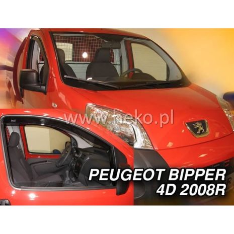 ΑΝΕΜΟΘΡΑΥΣΤΕΣ ΓΙΑ FIAT FIORINO / QUBO 4D/5D 2008-2020 / PEUGEOT BIPPER / CITROEN NEMO ΖΕΥΓΑΡΙ VAN ΑΠΟ ΕΥΚΑΜΠΤΟ ΦΙΜΕ ΠΛΑΣΤΙΚΟ HEKO - 2 ΤΕΜ. Auto Moto Tyres 