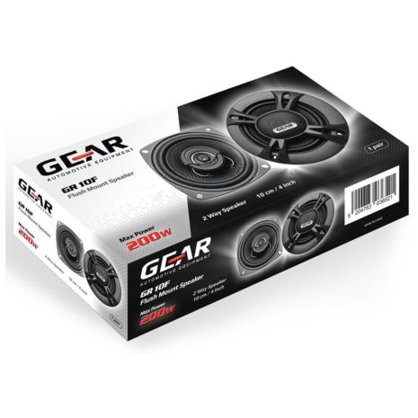ΗΧΕΙΑ GEAR 2 ΔΡΟΜΩΝ 100 mm - 200W - ΒΑΘΟΣ 43 mm (ΟΜΟΑΞΟΝΙΚΑ ΣΤΡΟΓΓΥΛΑ) - 2 ΤΕΜ. Auto Moto Tyres 