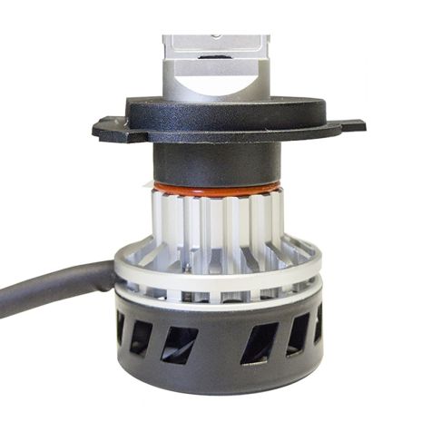 H4 9-36V 5.000K 5000lm 25W MATRIX LED KIT (ΜΕ ΨΥΚΤΡΑ ΑΝΕΜΙΣΤΗΡΑΚΙ) 2ΤΕΜ. Auto Moto Tyres 