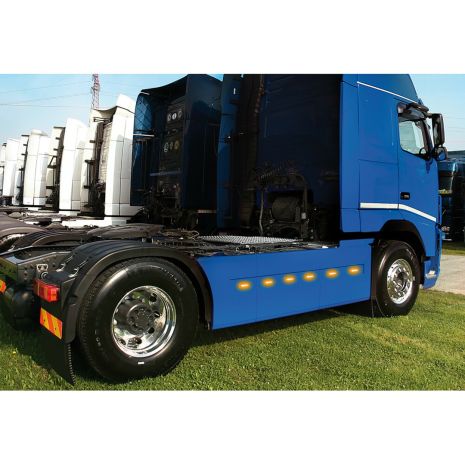 ΦΩΣ ΟΓΚΟΥ ΦΟΡΤΗΓΟΥ 24V 3 LED 80x22mm ΠΟΡΤΟΚΑΛΙ - 1 ΤΕΜ. Auto Moto Tyres 