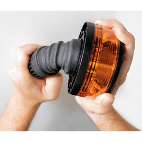 ΦΑΡΟΣ ΠΕΡΙΣΤΡΕΦΟΜΕΝΟΣ 8LED RL-15 9-32V 3 ΛΕΙΤΟΥΡΓΙΩΝ ΒΙΔΩΤΟΣ ΕΛΑΣΤΙΚΟΣ ΠΟΡΤΟΚΑΛΙ 145x105mm Auto Moto Tyres 