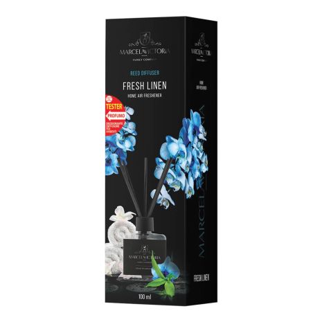 ΑΡΩΜΑΤΙΚΟ ΧΩΡΟΥ 100ml ΜΕ STICKS - FRESH LINEN Auto Moto Tyres 