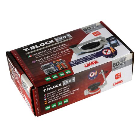 ΑΝΤΙΚΛΕΠΤΙΚΟ ΣΥΣΤΗΜΑ T-BLOCK EVO 1 ΤΑΠΑΣ ΡΕΖΕΡΒΟΥΑΡ ΦΟΡΤΗΓΟΥ 80mm Auto Moto Tyres 