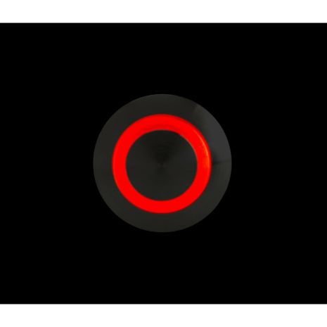 ΔΙΑΚΟΠΤΗΣ ΜΠΟΥΤΟΝ (BUTTON) 12/24V 5Amax 5PIN IP65 ON/OFF ME LED ΚΟΚΚΙΝΟ ΑΝΟΞΕΙΔΩΤΟ ΑΤΣΑΛΙ​ LAMPA - 1 TEM. Auto Moto Tyres 