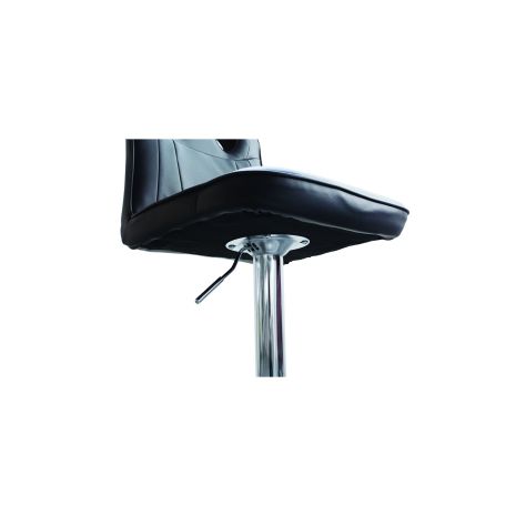 ΚΑΡΕΚΛΑ ΠΑΓΚΟΥ BLACK OFFICE STOOL ΜΑΥΡΗ ΟΙΚΟΛΟΓΙΚΟ ΔΕΡΜΑ 360ΜΟΙΡΩΝ & ΡΥΘΜΙΖΟΜΕΝΟ ΥΨΟΣ 98-118cm SIMONI RACING - 1 TEM. Auto Moto Tyres 