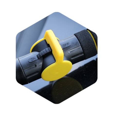 ΒΟΥΡΤΣΑ ΠΛΥΣΙΜΑΤΟΣ PREMIUM ΜΕ ΑΝΤΑΠΤΟΡΑ ΓΙΑ ΠΑΡΟΧΗ ΝΕΡΟΥ ΚΑΙ ΡΥΘΜΙΖΟΜΕΝΗ ΛΑΒΗ 54cm ΑMiO - 1 TEM. Auto Moto Tyres 