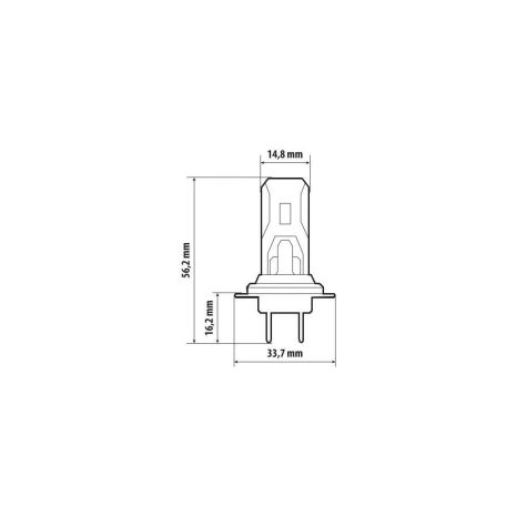 ΛΑΜΠΑ LED H7 12V PX26d 22W 2000lm/1350lm 6.500K HALO LED QUICK-FIT CYBER SERIES LAMPA - 1 ΤΕΜ Auto Moto Tyres 
