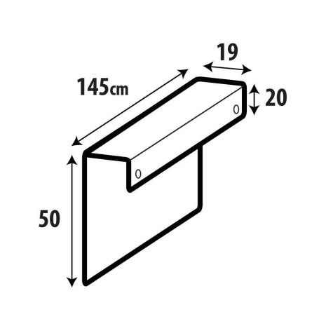 ΠΡΟΣΤΑΤΕΥΤΙΚΟ ΚΑΡΟΤΣΑΣ ΓΙΑ ΜΕΤΑΦΟΡΑ 5 ΠΟΔΗΛΑΤΩΝ ΑΔΙΑΒΡΟΧΟ TAILGATE PAD 145x50x19cm NORDRIVE - 1 τεμ. Auto Moto Tyres 