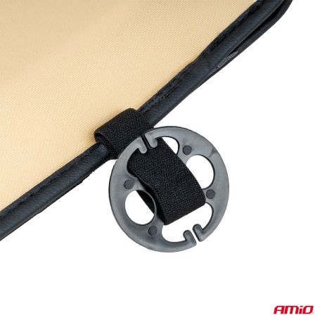 ΠΛΑΤΟΚΑΘΙΣΜΑ ΜΕ ΧΑΝΤΡΕΣ ΚΑΙ ΜΑΞΙΛΑΡΑΚΙ ΜΕΣΗΣ ΑΠΟ ΠΟΛΥΕΣΤΕΡΙΚΟ ΑΦΡΩΔΕΣ ΥΛΙΚΟ 147x68cm ΜΑΥΡΟ AMIO - 1 Τεμ. Auto Moto Tyres 