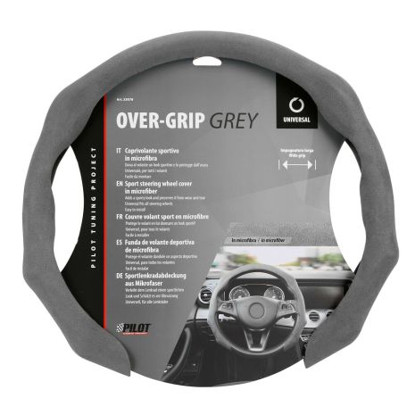 ΗΜΙ-ΚΑΛΥΜΜΑ ΤΙΜΟΝΙΟΥ MICROFIBRE ΓΚΡΙ ΧΡΩΜΑ OVER GRIP LAMPA - 1 τεμ. Auto Moto Tyres 