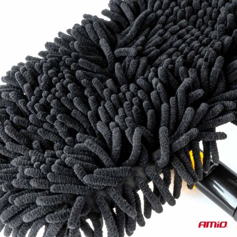 ΒΟΥΡΤΣΑ ΚΑΘΑΡΙΣΜΟΥ ΜΕ ΤΗΛΕΣΚΟΠΙΚΟ ΚΟΝΤΑΡΙ 46-100cm & 3 ΠΑΝΑΚΙΑ ΚΑΘΑΡΙΣΜΟΥ ΜΙΚΡΟΦΙΜΠΡΑ  ΑΜΙΟ - 1 ΤΕΜ. Auto Moto Tyres 