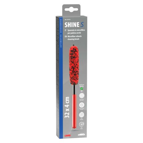 ΒΟΥΡΤΣΑ ΠΛΥΣΙΜΑΤΟΣ SHINE ΓΙΑ ΖΑΝΤΕΣ/ΤΑΣΙΑ ΜΙΚΡΟΦΙΜΠΡΑ (S) 32x4cm LAMPA - 1 ΤΕΜ. Auto Moto Tyres 