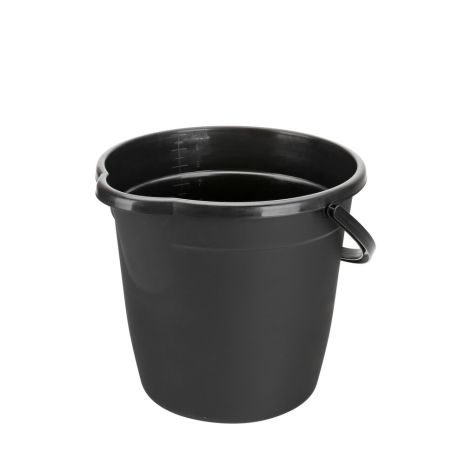 ΚΟΥΒΑΣ ΠΛΑΣΤΙΚΟΣ ΜΕ ΧΕΡΟΥΛΙ BUCKY 10L ΜΑΥΡΟΣ LAMPA - 1 ΤΕΜ. Auto Moto Tyres 