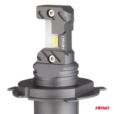 ΛΑΜΠΕΣ LED H4 12V 60W 6.000K 5.600lm +400% LED CAN-BUS HYBRID SERIES AMIO - 2 ΤΕΜ. Auto Moto Tyres 