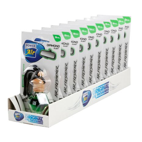 ΑΡΩΜΑΤΙΚΟ ΑΥΤΟΚΙΝΗΤΟΥ DIAMOND DUST ΚΡΕΜΑΣΤΟ ΜΕ ΑΡΩΜΑ PARADISE  ΣΕ ΣΧΗΜΑ ΔΙΑΜΑΝΤΙΟΥ LAMPA - 1 ΤΕΜ. Auto Moto Tyres 