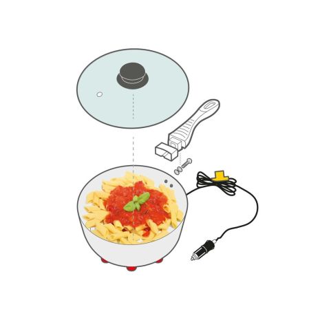 ΚΑΤΣΑΡΟΛΑΚΙ ΗΛΕΚΤΡΙΚΟ ELECTRIC SAUCEPAN 24V 270W 13A Φ18cm 1,9Lt ΜΕ ΦΙΣ ΑΝΑΠΤΗΡΑ LAMPA - 1 ΤΕΜ. Auto Moto Tyres 