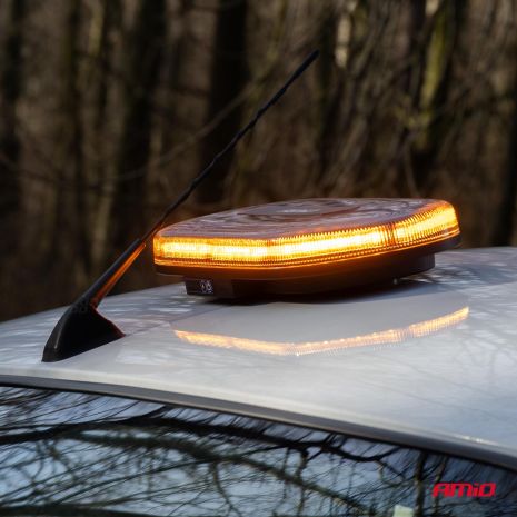 ΦΑΡΟΣ/ΣΤΡΟΜΠΟ ΜΠΑΡΑ R65 R10 12/24V 26W LED ΠΟΡΤΟΚΑΛΙ 10 ΧΡΗΣΕΩΝ ΜΕ ΜΑΓΝΗΤΙΚΗ ΒΑΣΗ 326x186x63mm ΑΜΙΟ - 1 ΤΕΜ. Auto Moto Tyres 