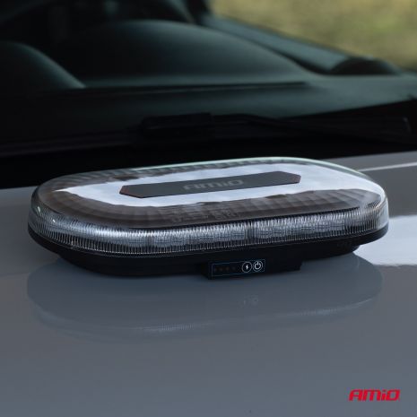 ΦΑΡΟΣ/ΣΤΡΟΜΠΟ ΜΠΑΡΑ R65 R10 12/24V 26W LED ΠΟΡΤΟΚΑΛΙ 10 ΧΡΗΣΕΩΝ ΜΕ ΜΑΓΝΗΤΙΚΗ ΒΑΣΗ 326x186x63mm ΑΜΙΟ - 1 ΤΕΜ. Auto Moto Tyres 