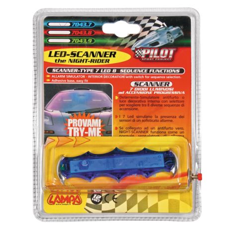 ΣΚΑΝΕΡ ΜΕ 7 LED 12V Auto Moto Tyres 