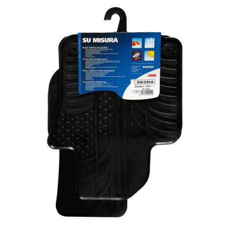 ΜΑΡΚΕ ΠΑΤΑΚΙΑ ΣΕ ΣΚΑΦΗ ΛΑΣΤΙΧΟ ΓΙΑ SKODA OCTAVIA 5 09/2004-02/2013 / SKODA OCTAVIA WAGON 01/2005-04/2013 SUMISURA ΣΕ ΜΑΥΡΟ ΧΡΩΜΑ ME ΚΟΥΜΠΩΜΑΤΑ LAMPA - 4 ΤΕΜ. Auto Moto Tyres 
