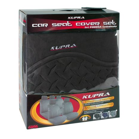 ΚΑΛΥΜΜΑΤΑ ΚΑΘΙΣΜΑΤΩΝ KUPRA ΓΚΡΙ ΣΕΤ Auto Moto Tyres 