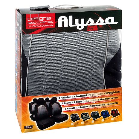 ΚΑΛΥΜΜΑΤΑ ΚΑΘΙΣΜΑΤΩΝ Alyssa ΓΚΡΙ Auto Moto Tyres 
