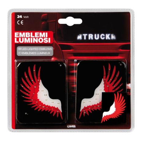 LED ΚΟΛΛΗΤΙΚΗ ΤΑΙΝΙΑ 24V/7x9cm Auto Moto Tyres 