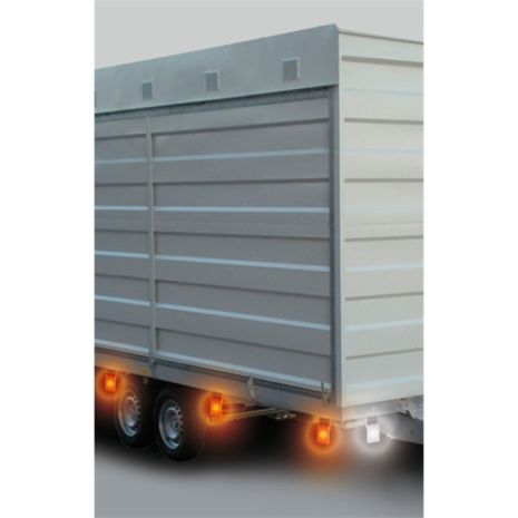 ΠΛΑΙΝΟ ΦΩΣ 110x45mm 12/24V ΠΟΡΤΟΚΑΛΙ Auto Moto Tyres 