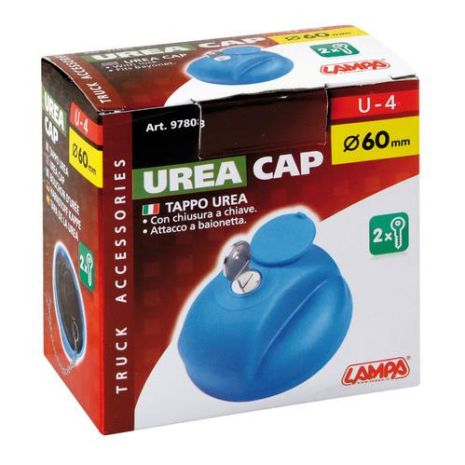 ΤΑΠΑ ΡΕΖΕΡΒΟΥΑΡ U-4 60mm ΜΠΑΓΙΟΝΕΤ ΜΕ ΚΛΕΙΔΙ Auto Moto Tyres 