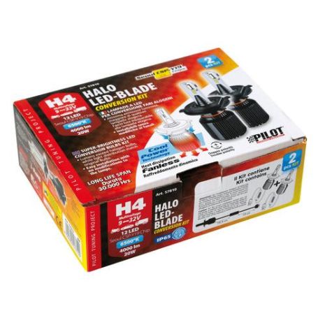 H4 9-32V P43t 12LED 6.500K 4.000lm 20W CANBUS SEOUL CSP-Y19chips HALO LED BLADE 2ΤΕΜ. Auto Moto Tyres 