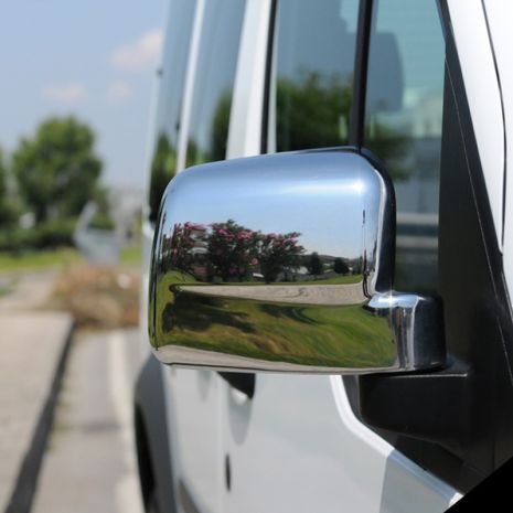 ΚΑΠΑΚΙΑ ΚΑΘΡΕΠΤΩΝ ΓΙΑ FORD TRANSIT CONNECT MVN 2009-2014 ΧΡΩΜΙΟΥ 2 ΤΕΜ. ΠΛΑΣΤΙΚΑ Auto Moto Tyres 