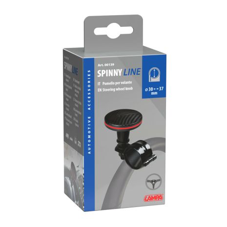 ΤΕΜΠΕΛΗΣ ΤΙΜΟΝΙΟΥ SPINNY LINE 60mm ΓΙΑ ΤΙΜΟΝΙΑ 30-37mm (ΜΑΥΡΟ CARBON ΜΕ ΚΟΚΚΙΝΗ ΡΙΓΑ) Auto Moto Tyres 