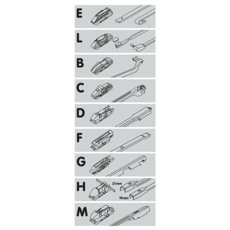 ΥΑΛΟΚΑΘΑΡΙΣΤΗΡΑΣ SKYLON MULTI-FIT SYSTEM 75cm (29 INCH) -1ΤΕΜ. Auto Moto Tyres 