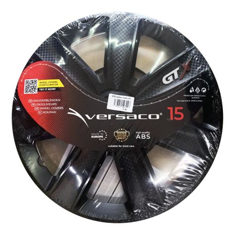 ΤΑΣΙ 15 INCH VERSACO GTX BLACK CARBON AMiO - 1 ΤΕΜ. Auto Moto Tyres 